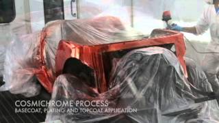 Spray Chrome Paint  MG 1952  Cosmichrome for SEMA 2015 [upl. by Koorb]