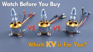 KV Comparison of Cheap amp Popular A2212 Brushless Motors Which KV For your Airplane [upl. by Zennas]