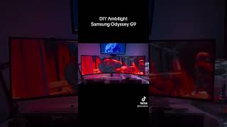 DIY Ambilight with ambibox ambilight odysseyg9 warzone ultrawide Samsung AliExpressGlobal [upl. by Erreid]