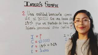 TASA DE INTERÉS SIMPLE  aprende con ejercicios súper sencillos [upl. by Idola]