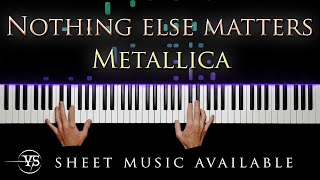 Metallica  Nothing Else Matters  Advanced Piano Cover Arr Yannick Streibert [upl. by Novhaj]