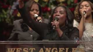 West Angeles COGIC Praise Team Sister Geneen White Worshiping The Lord HD [upl. by Alegna161]