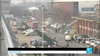 Explosions à Bruxelles  les premières images des déflagrations à laéroport de Zaventem [upl. by Aletta711]