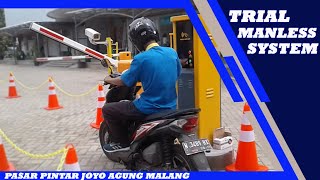 Cara Parkir Otomatis di Pasar Pintar Joyo Agung Malang [upl. by Adine]