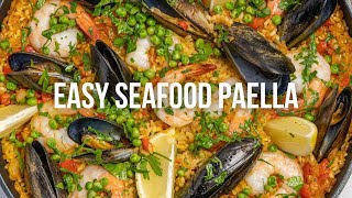 Easy Seafood Paella [upl. by Patrich79]