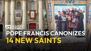 Pope Francis Canonizes 14 New Saints  EWTN News In Depth November 1 2024 [upl. by Calisa]