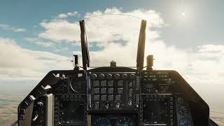 DCS F16C Tutorial 2  Takeoff Landing and Basic Navigation [upl. by Aynotel218]