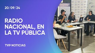 Radio Nacional transmitió desde la TV Pública [upl. by Shyamal]