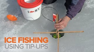 Ice Fishing How To Use a TipUp [upl. by Evangelin]