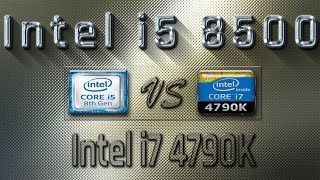 i5 8500 vs i7 4790K Benchmarks  Gaming Tests Review amp Comparison [upl. by Nortad]