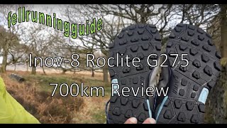 Inov8 Roclite G 275 Review after 700km fellrunning trailrunning [upl. by Bryana839]