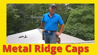 How to install Metal Roof Ridge Caps [upl. by Rambort]