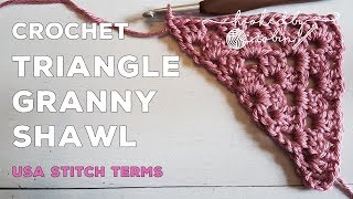 How to Crochet a Granny Shawl  SUPER EASY Beginners Tutorial 🧶 [upl. by Brandyn]