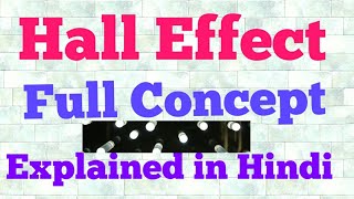 hall effect hindi [upl. by Sirret]