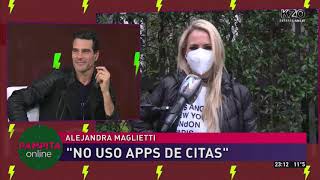 Â¿NACE EL AMOR ENTRE ALE MAGLIETTI Y HERNAN DRAGO  EN PAMPITA ONLINE [upl. by Bloem]