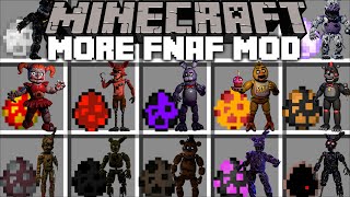 Minecraft FIVE NIGHTS AT FREDDYS MOD  KILL SCARY FNAF MOBS IN VILLAGE  Minecraft Mods [upl. by Enibas707]