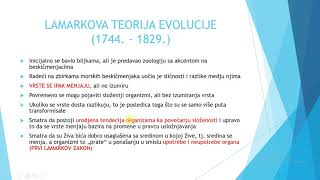 Lamarkova teorija evolucije [upl. by Rehpotsirk61]