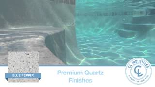 Quartz Pool Finish Krystalkrete  Blue Pepper [upl. by Phare576]