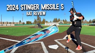 Hitting with the 2024 Stinger Missile S  BBCOR Baseball Bat Review vs Voodoo One amp Atlas [upl. by Dnesnwot]