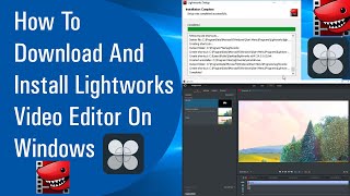 How To Download And Install Lightworks Video Editor On Windows 2020 [upl. by Nwatna]