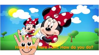 Mickey Mouse Finger Family Nursery Rhymes 3D Animation Mickey Mouse Songs for Kids [upl. by Guria]