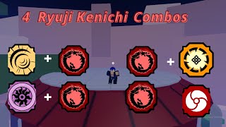 4 Ryuji Kenichi Combos  Shindo Life [upl. by Backer]