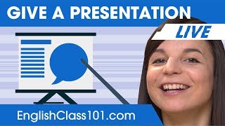 How to Give a Presentation in English  Basic English Phrases [upl. by Winter]