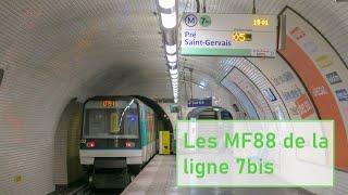 MF88  Ligne 7 bis du métro de Paris [upl. by Chapen]