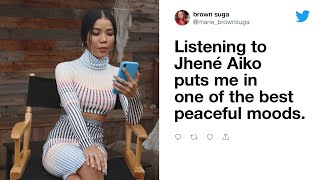 FanTweets with Jhené Aiko  Twitter [upl. by Eidnahs]