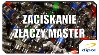 Zaciskanie złączy F i BNC MASTER [upl. by Caffrey]