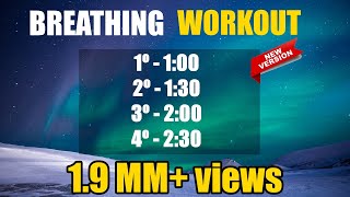 EASY 4 rounds Wim Hof Breathing to OVERCOME 2 minutes retention [upl. by Attaymik]