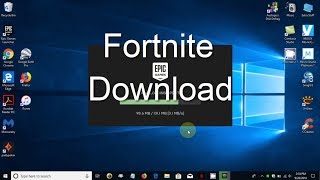 How to Download FORTNITE For Windows 7 81 10  Free to Play Game  Beginners [upl. by Nahtiek]