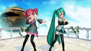 MMD Miku amp Teto  Packaged [upl. by Harbird]