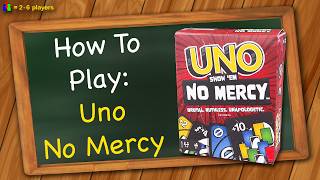 How to play Uno No Mercy [upl. by Tracey]