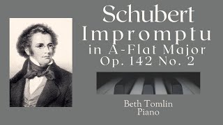 Impromptu in Aflat Major by Schubert Op 142 No 2 D 935 [upl. by Wonacott745]