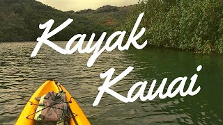 KAYAK KAUAI  WAILUA SECRET FALLS [upl. by Elletsyrk733]