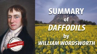 Line by Line Summary of Daffodils by William Wordsworth [upl. by Almire]