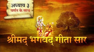 श्रीमद भगवत गीता सार अध्याय 3 Shrimad Bhagawad Geeta With Narration Chapter 3  Shailendra Bharti [upl. by Animsaj223]