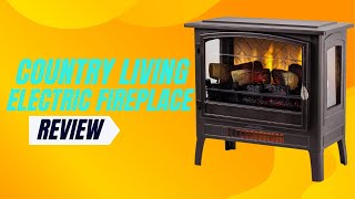 Country Living Electric Fireplace Review [upl. by Ydiarf610]