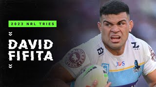 David Fifitas 2023 tryscoring season  NRL [upl. by Arrej]