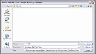 MicroStation V8i Import a DWG File [upl. by Nylecaj]