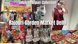 Exploring Rajouri Garden Market Delhi  Ethnic Shopping For Wedding amp Diwali Latest Collection 2022 [upl. by Acirederf]