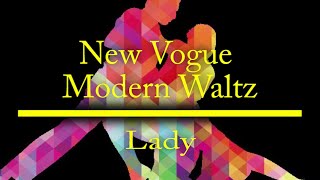 New vogue Modern Waltz Ladys Steps Australian New Vogue sequence dance [upl. by Nanji]