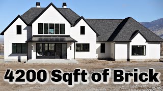 Bricking Our Entire House Episode 33  Custom Home Build [upl. by Fleck]