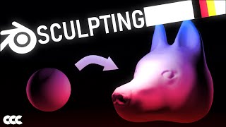 Einstieg in Sculpting I Blender 29 I Tutorial Deutsch [upl. by Ecirtael]