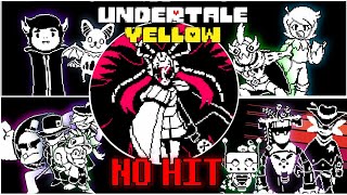 Undertale Yellow  ALL PACIFIST BOSSES NO HIT [upl. by Taam]