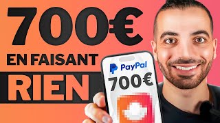 Nouvelle App paie 700€ gratuitement  sans travail  gagner argent PayPal facile [upl. by Mauchi]