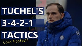 Tuchels 3421 formation The tactics of Chelsea FC [upl. by Atsillak]