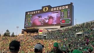 Coming Home Oregon by Mat Kearny  Oregon vs Hawaii  Autzen Stadium  91623 [upl. by Nytram285]