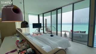 SO Maldives Resort  Lagoon Water Pool Villa Room Tour [upl. by Winnick]